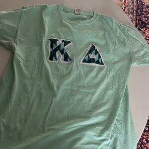 Kappa Delta Stitched letter shirt